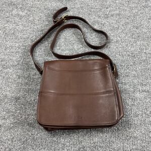 Vintage Coach Tribeca Flap Crossbody Shoulder Bag Brown Leather Messenger USA